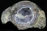 Crystal Filled Dugway Geode (Polished Half) #33157-1